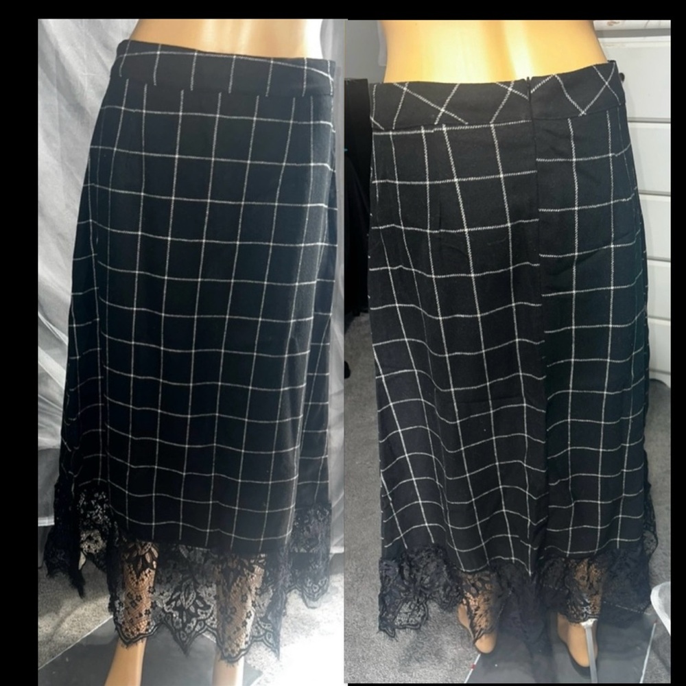$3 TARTAN & LACE SKIRT NEW WITHOUT TAGS~ $3 WHEN BUNDLED WITH 3 OR MORE ITEMS
